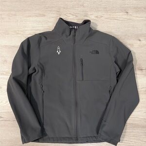 The North Face Men's Apex Barrier Charcoal Gray Softshell Jacket